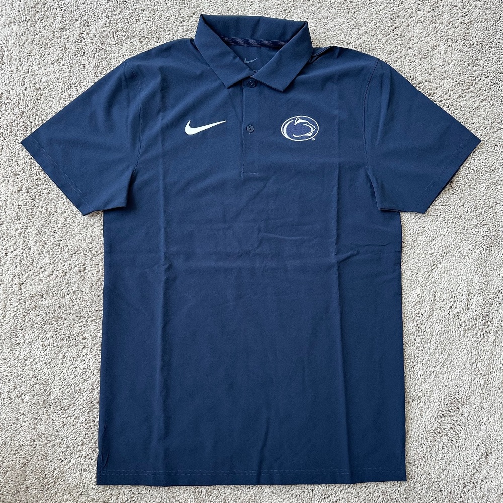 Penn State Nike Men's Dri-Fit Polo Dress Shirt